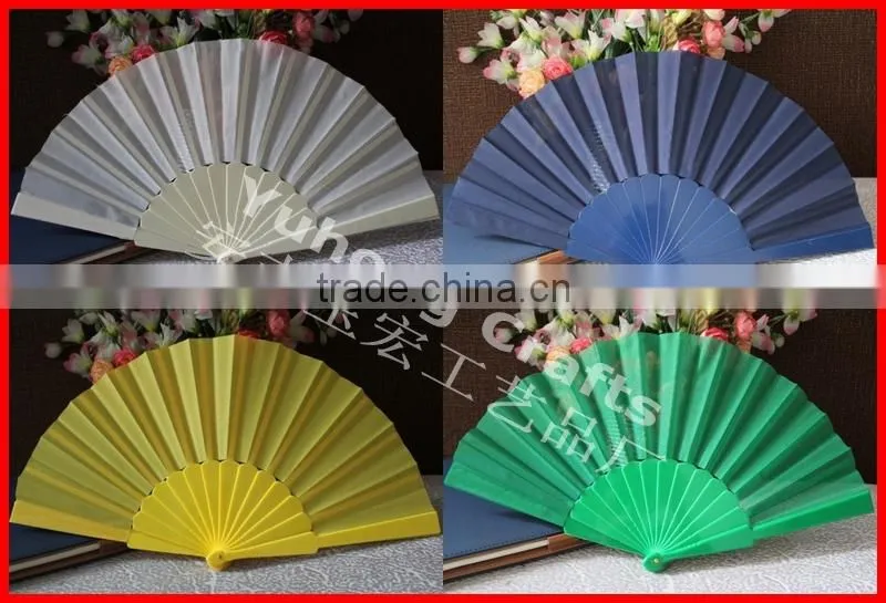 Spanish style plastic crafts hand fan