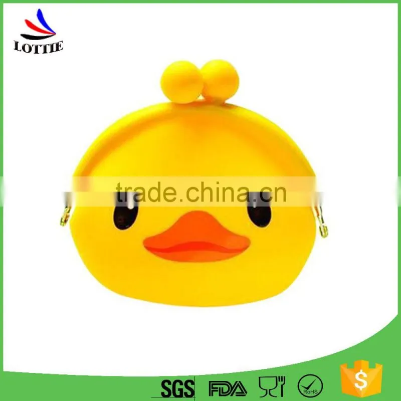 Lottie supply Silicone Rubber Coin Purse