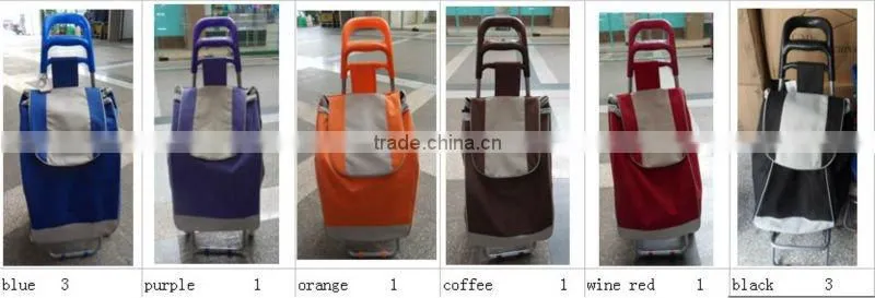 Outdoor foldable shopping trolley/shopping cart