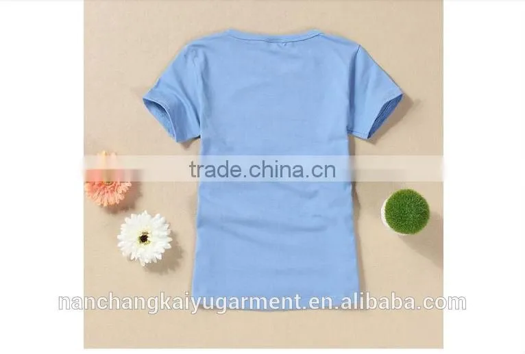 High quality cartoon printed cotton T shirt for chirlden