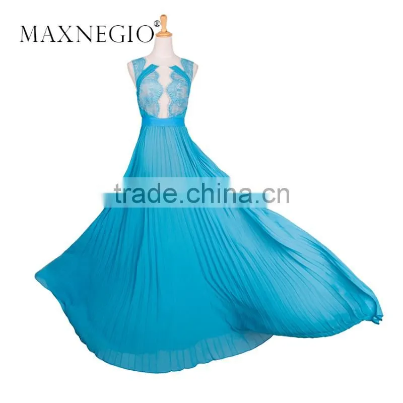 2017 Garment factory New arrived high fashion design layered lace dress woman evening dress