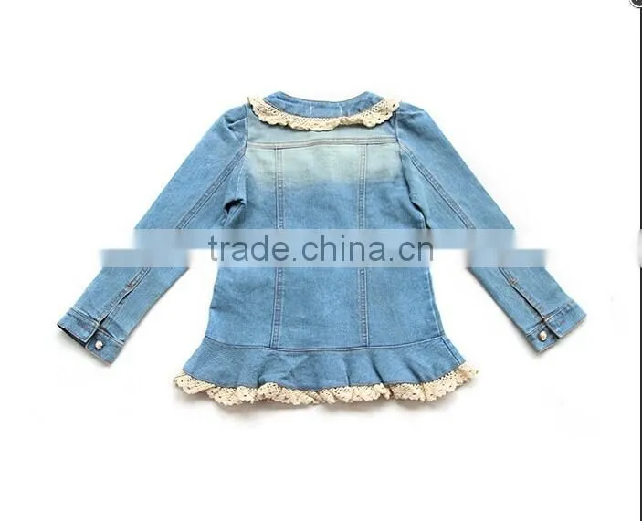 High quality Fashion Girl Pink Coat Child winter british jacket design