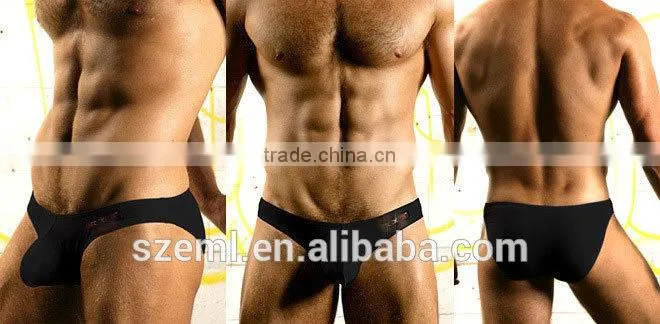 Wholesale mens sexy U convex pouch low waist lycra cotton boxer brief