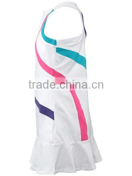 Custom Sexy And Comfortable Girls' Popular Uniform Tennis Dress