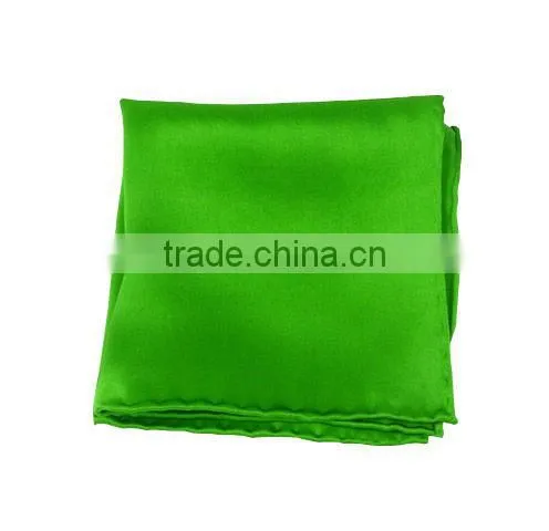 hand-rolled borders printed silk satin hankie
