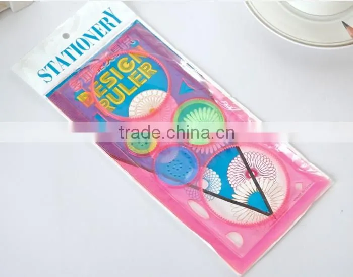 pupular school plastic ruler sets for promotion