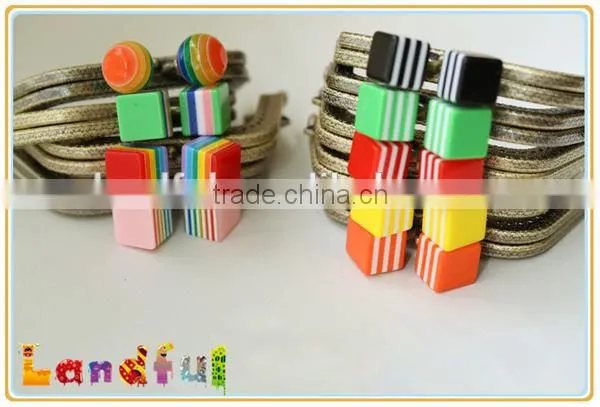Rainbow Color Cube Coin Purse Women Bag Supplies Metal Purse Frame