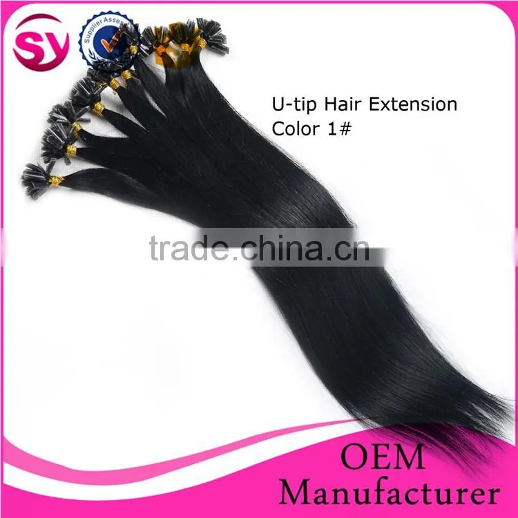 Xuchang Hair Factory Wholesale Price Remy U Tip Keratin Human Hair Extension, 100 Human Hair Extension Wholesale In The Stock