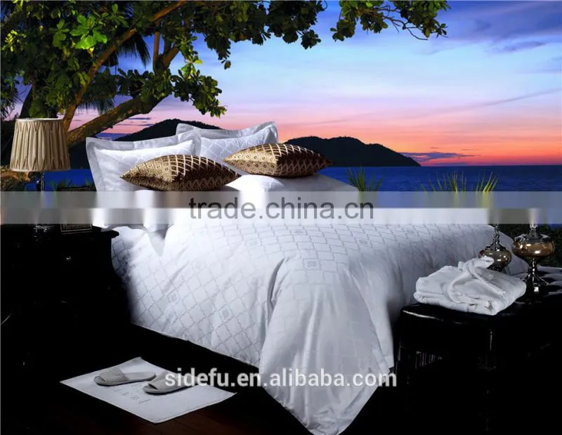 Luxury 100% Cotton Jacquard King Size Bedding Duvet Cover Set