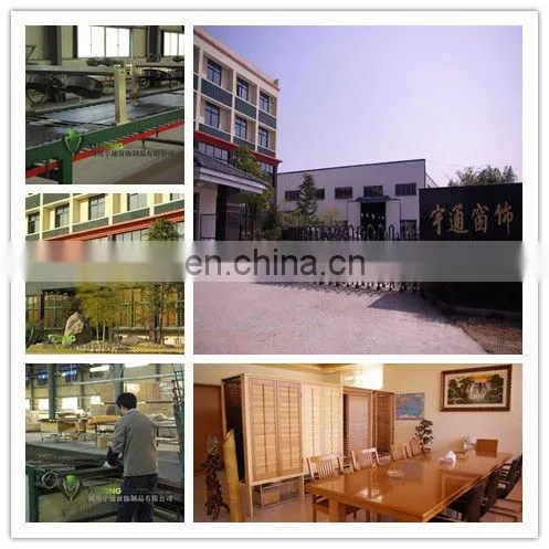 Graceful bamboo folding curtains
