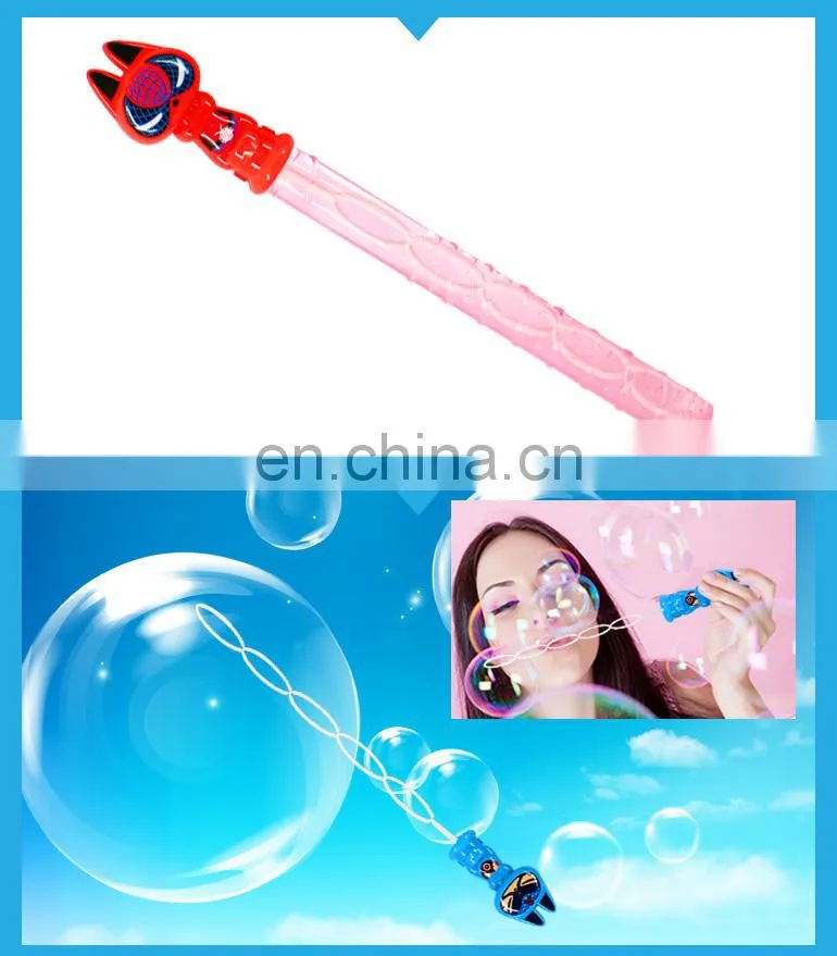 top selling summer toy 38Cm cartoon bubble wand outdoor toys for kids