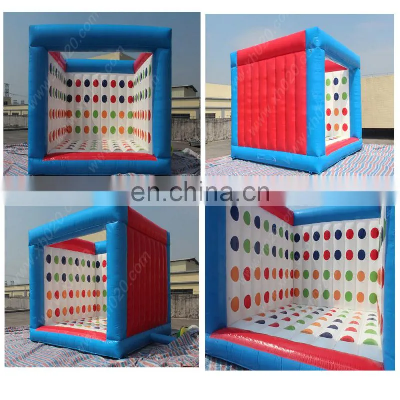 Famous game house giant inflatable twister game for sale