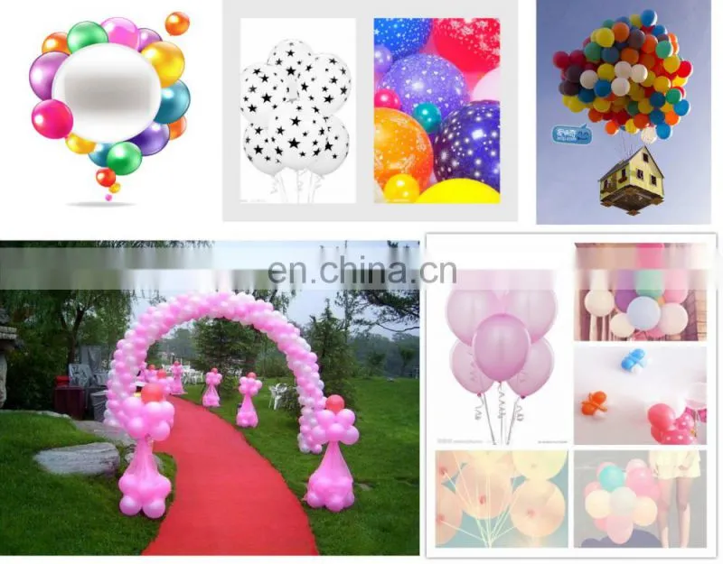 Printing latex balloon wholesales cheap non latex shaped balloons