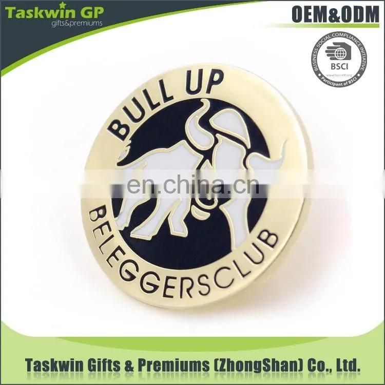 2017 wholesale cheap custom metal pin badge with your own design