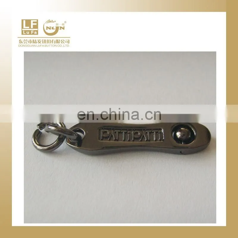 custom zinc alloy zipper pulls