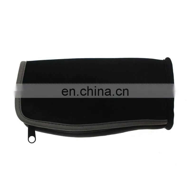 custom label stitched zipper opening neoprene can cooler bag