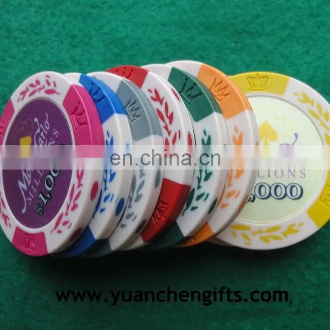ABS poker chips /casino chips with logo/poker stars poker chips