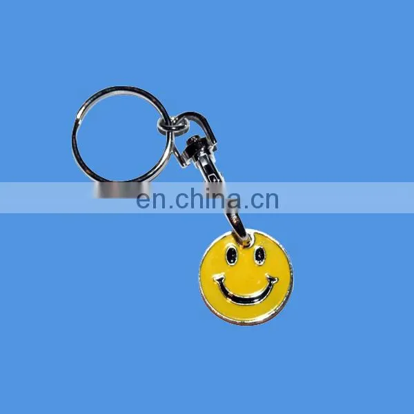 custom metal caddy coin, promotion trolley coin key chain