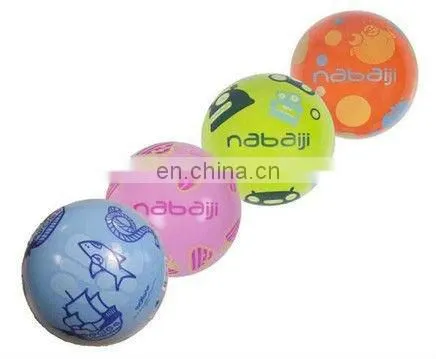 Plastic PVC Inflatable Beach Ball With Logo Printed For Advertision