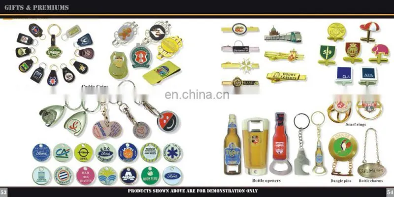 Promotional gift items PVC keychain with colorful multiple Choice