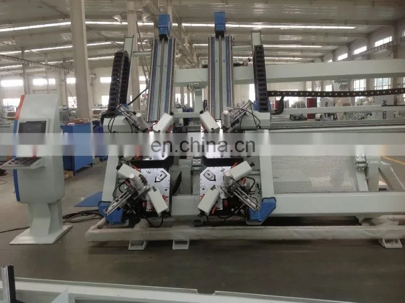 aluminum window door profiles cnc 4 corner joint machine/window door making machine from Parker