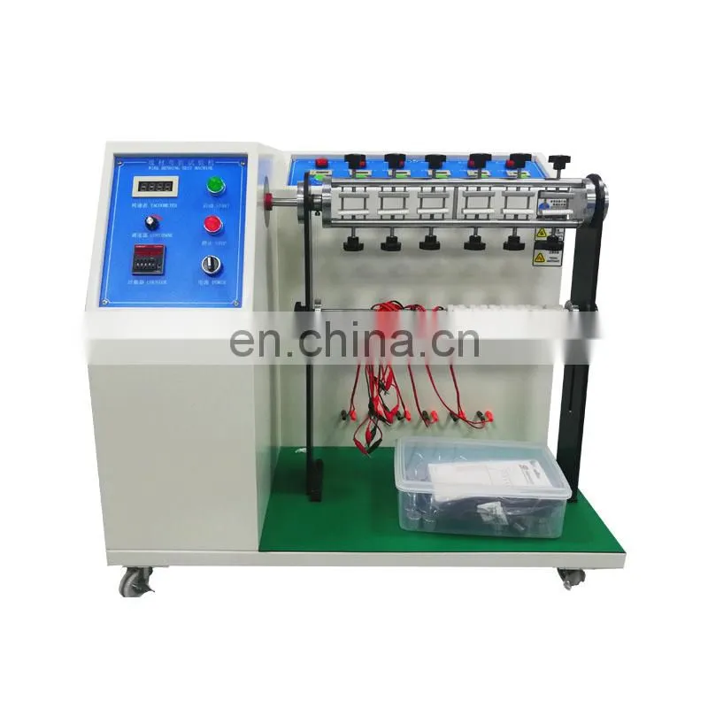 Enameled wire continuity tester angle bending test machine wire folding strength tester plug cord cable bending flexing tester