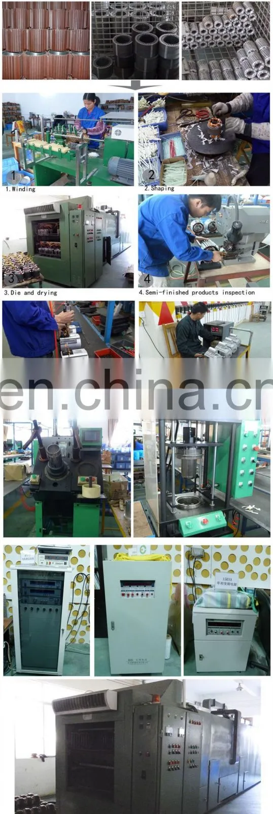G 100 Series 52W 660m3/h Variable Frequency YVP YVF Motor external cooling fan