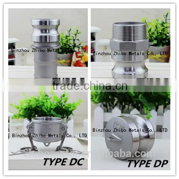 Stainless Steel/Aluminum/Polypropylene PP/Nylon/Brass camlock quick hose connectors supplier/manufacturer in China