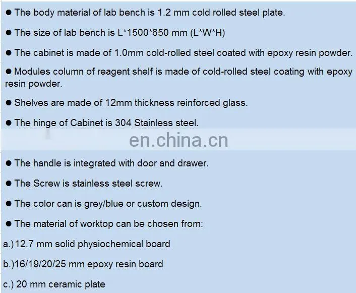 Hopui Laboratory Factory Direct dental lab bench with Various Of Model No