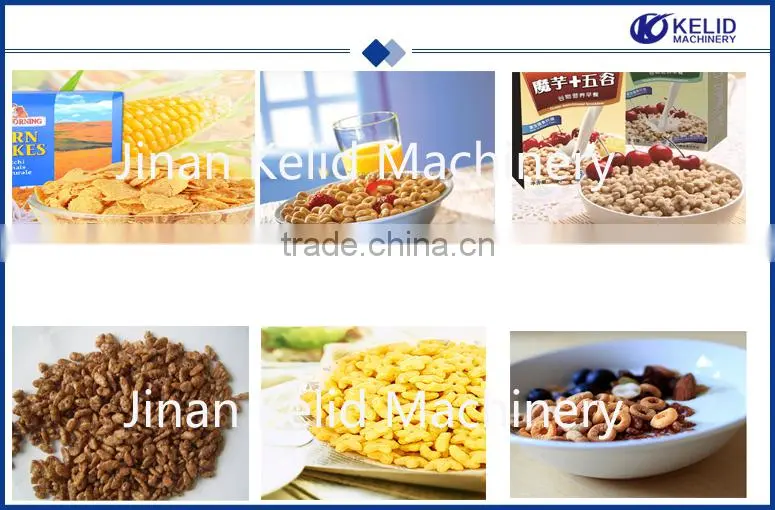 Popular New Cereal Corn Flakes Extruder Machine