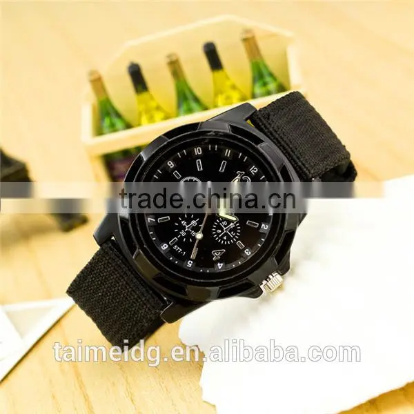 Custom logo army nylon watch