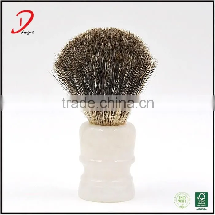 Newest Badger Hair Knot Stone Handle Shaving Brush,Shaving Brush For Men