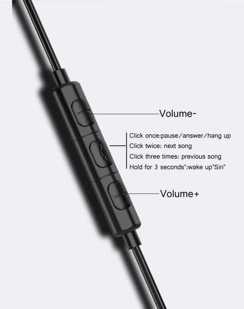 High End MFI Approved Wired Headphone Microphone Earbuds Earphone For Iphone7