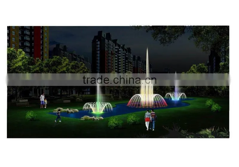 Dancing Fountain in Park