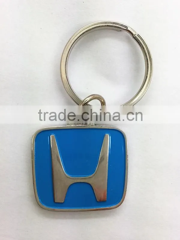 Number 15 antique brass number metal key chain wholesale