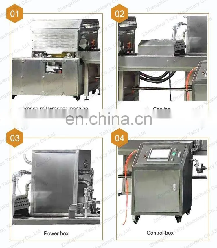 Spring Roll Skin Maker Crepe Lumpia Rolling Machine Small Spring Roll Machine