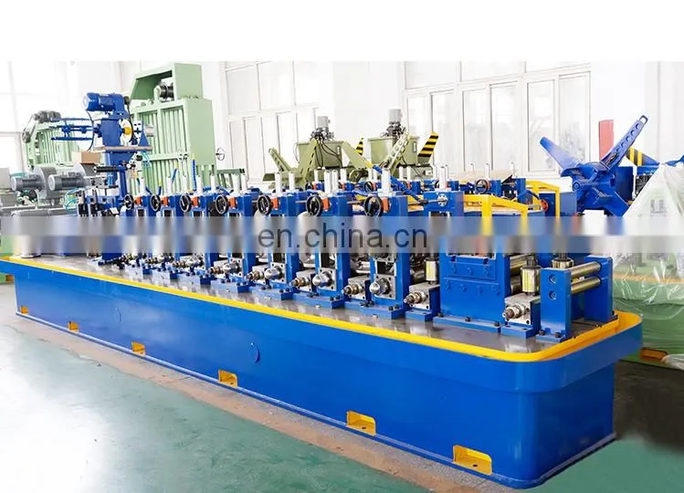 Nanyang high speed and high precision ERW steel pipe making machine tube mill line for urban water pipe