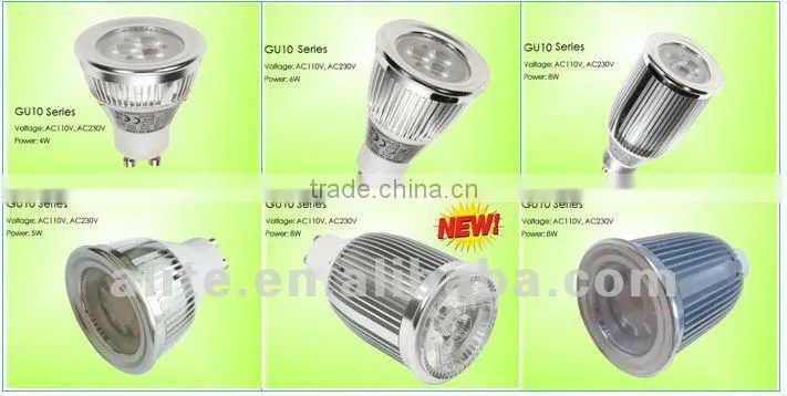 china maker gu10 6w mr16 led lamp
