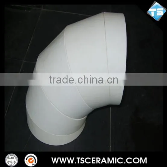 90 Degree Alumina Ceramic Elbow Pipe,China Manufacturer