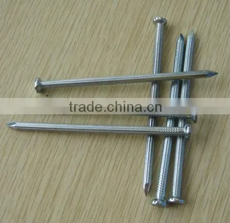 black/galvanized grooved concrete nails