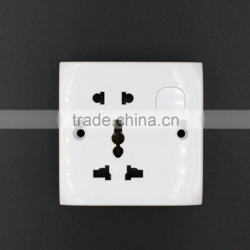 13 amp switch, 5 position switch and push switch for Cambodia market