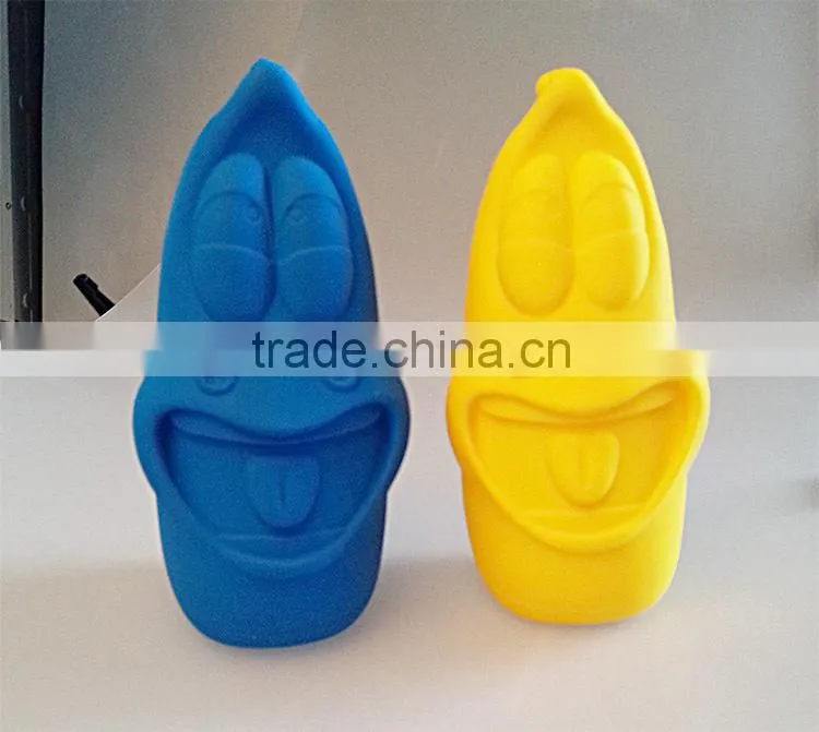 2015 Cartoon Silicone pencil pouches/cute pencil pouch