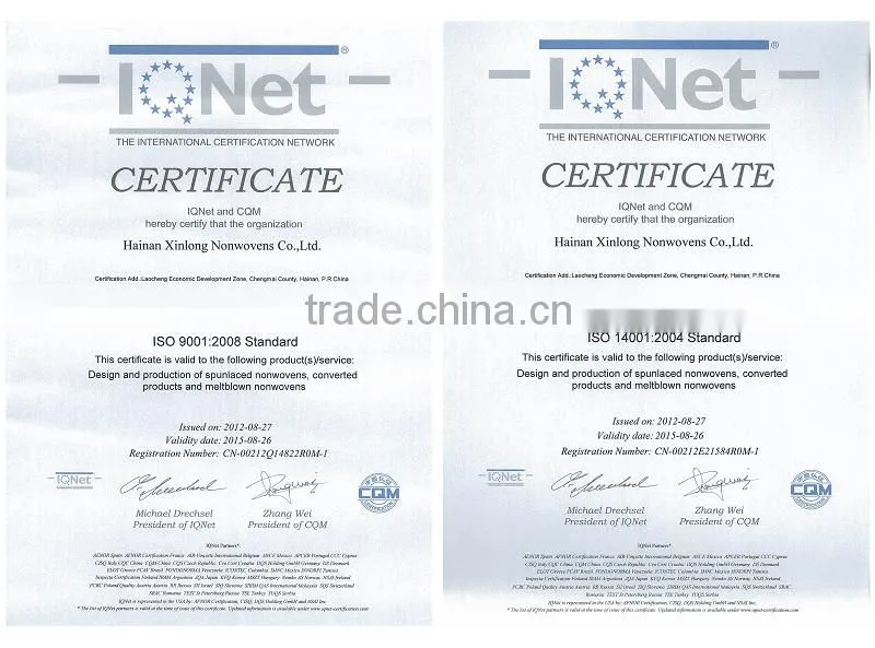 cross lapping embossed nonwoven spunlace