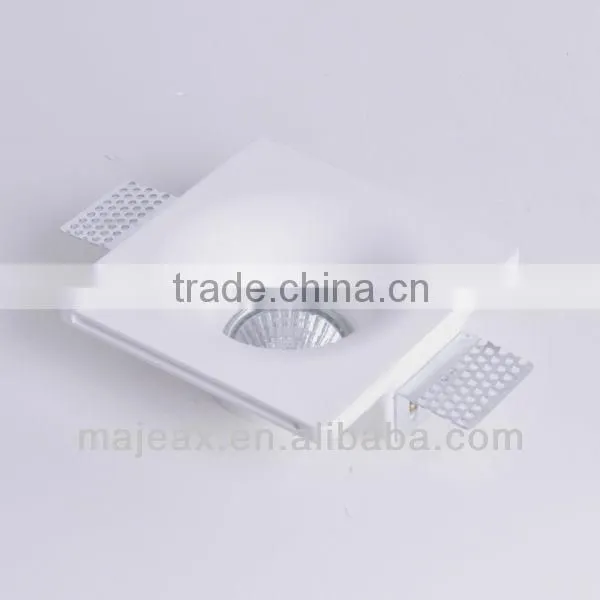 Gx5.3 Gypsum Plaster Gesso Recessed Downlight Housing