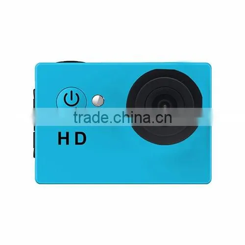 disposable cheap gift waterproof action camera/720p sports camera