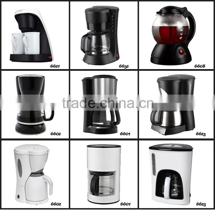 hot sell home appliance coffee maker electric 220v with timer with high quality