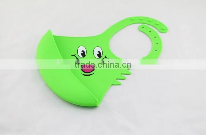 New Waterproof Non-Toxic Silicon Infant Feeding BPA Free Washable Baby Bibs silicone baby bib