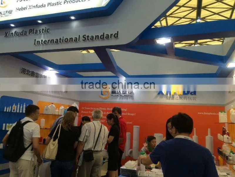 PP HDPE plastic vials for injection with rubber stopper hot sale