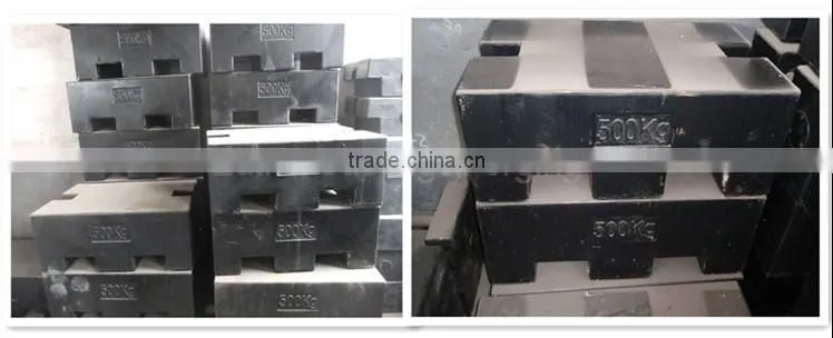 standard cast iron test weight truck scale type