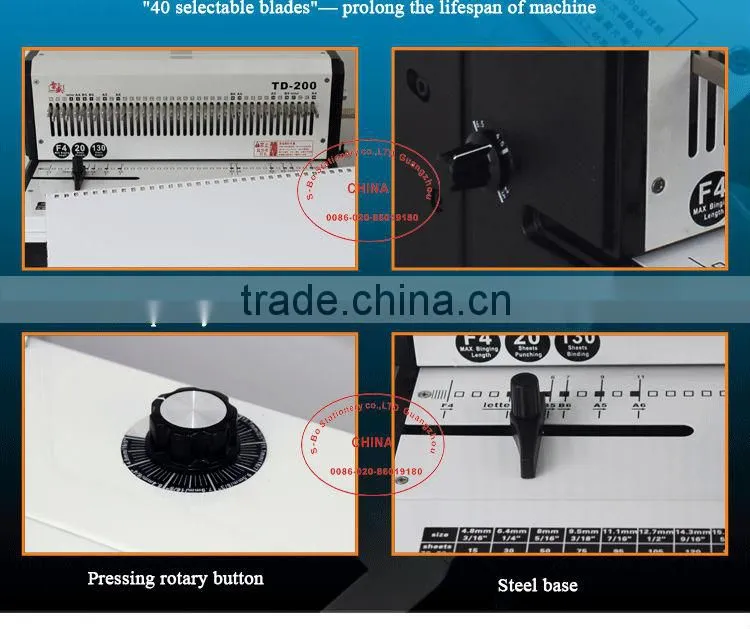 Perfect wire binding machine wire binder